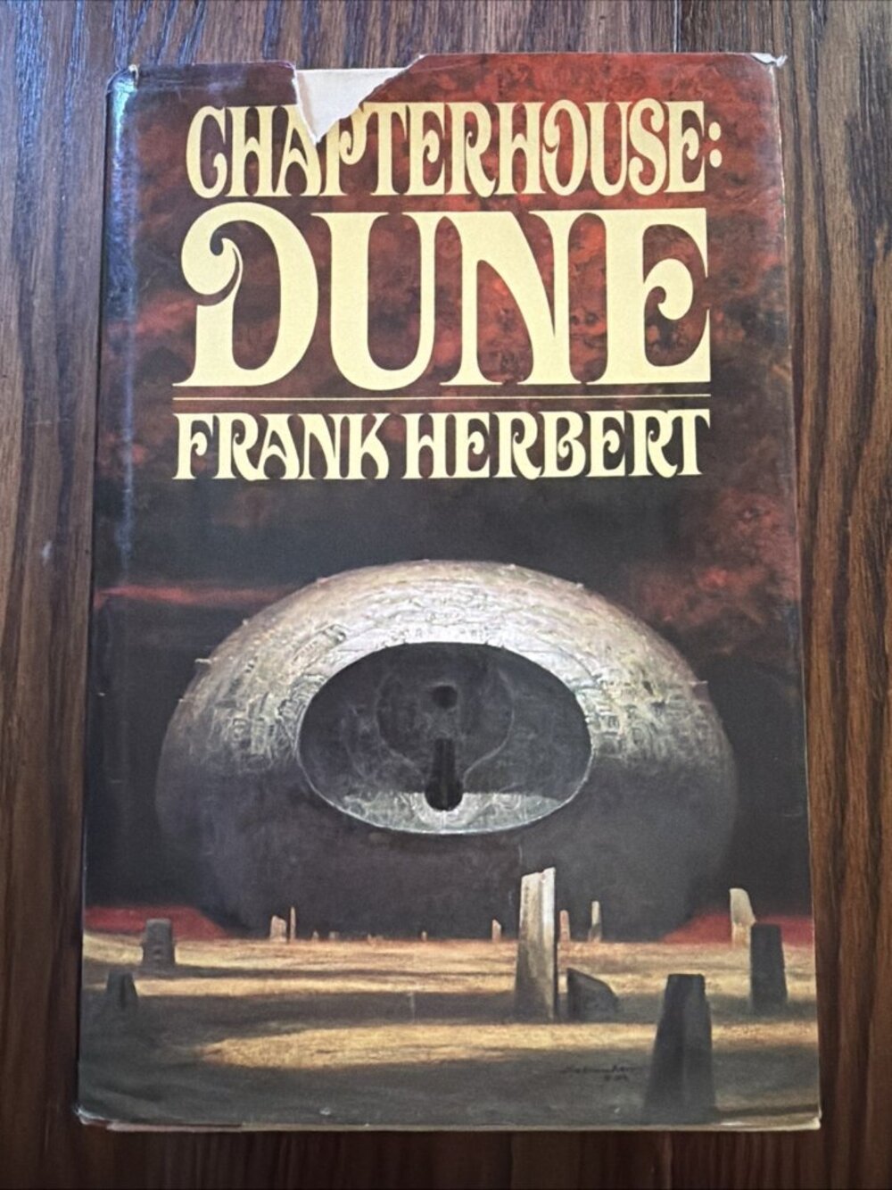 Dune HC by Frank Herbert Chapterhouse Dune 1st Printing 1980s